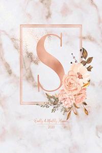 Weekly & Monthly Planner 2020 S