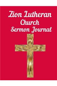 Zion Lutheran Church Sermon Journal