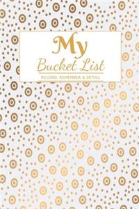 My Bucket List