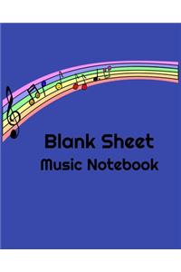 Blank Sheet Music Notebook