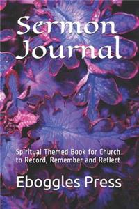 Sermon Journal