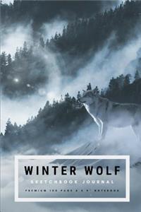 Winter Wolf Sketchbook Journal
