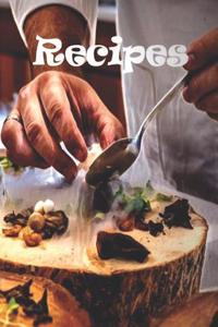 Blank Recipe Journal to Write in (Blank Cookbook 110 Pages)