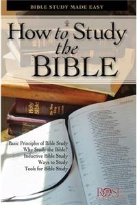 How to Study the Bible (pack of 5)