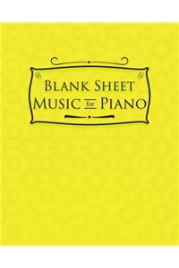 Blank Sheet Music for Piano