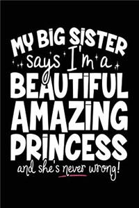 My Big Sister Says I'm A Beautiful Amazing Princess And She's Never Wrong!