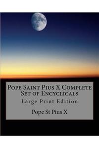 Pope Saint Pius X Complete Set of Encyclicals