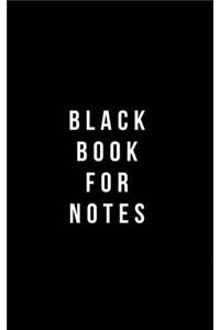 Black Book For Notes