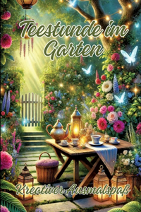 Teestunde im Garten: Kreativer Ausmalspaß