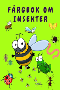Färgbok om insekter