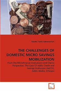 Challenges of Domestic Micro Savings Mobilization
