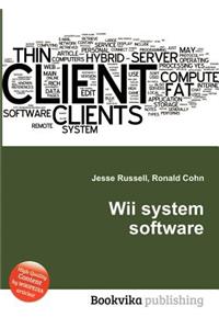 Wii System Software