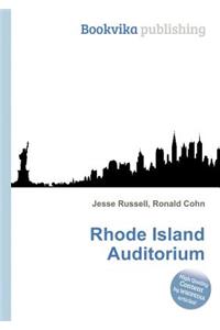 Rhode Island Auditorium