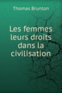 Les femmes leurs droits dans la civilisation