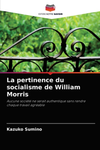 pertinence du socialisme de William Morris