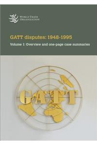Différends Dans Le Cadre Du Gatt: 1948-1995