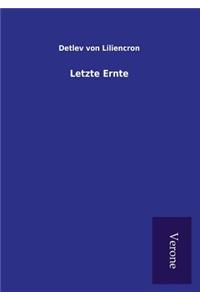 Letzte Ernte