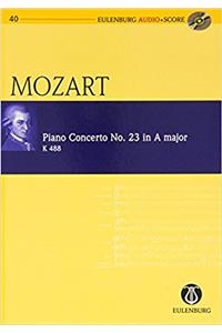 Piano Concerto No. 23 A major K 488 - piano and orchestra - study score + CD - (EAS 140)