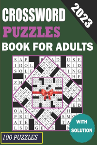 2023 Crossword Puzzes Book For Adults With Solution