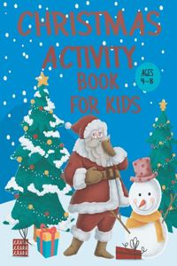 Christmas Activity Book for Kids Ages 4-8