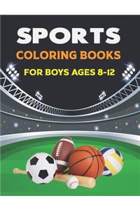 Sports Coloring Books For Boys Ages 8-12