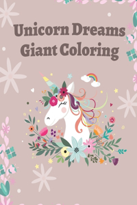 Unicorn Dreams Giant Coloring