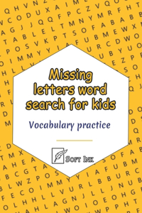Missing letters word search for kids