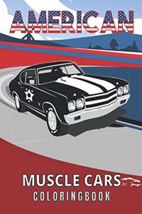 American Muscle Cars Coloring Book