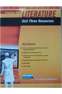 Prentice Hall Literature 2010 Unit 3 Resource Grade 11