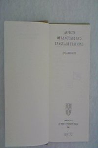 Aspects of Language and Language Teaching