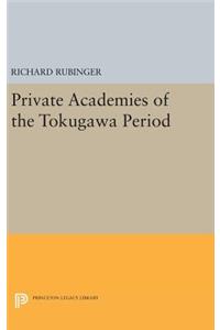 Private Academies of the Tokugawa Period