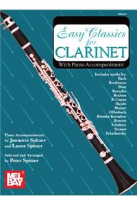Easy Classics for Clarinet with Piano Accompaniment