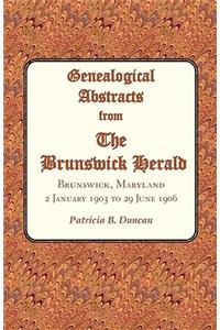 Genealogical Abstracts from the Brunswick Herald, Brunswick, Maryland