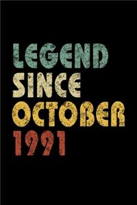 Legend Since October 1991
