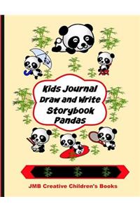 Kids Journal Draw Write Storybook Pandas
