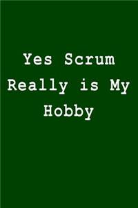 Yes Scrum Really is My Hobby