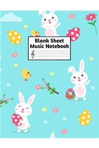 Blank Sheet Music Notebook