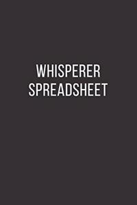 Whisperer Spreadsheet