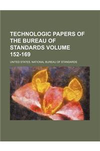 Technologic Papers of the Bureau of Standards Volume 152-169