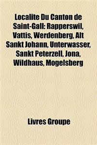 Localit Du Canton de Saint-Gall