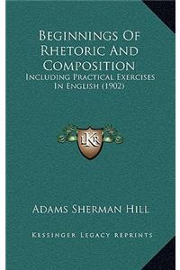 Beginnings of Rhetoric and Composition
