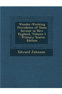 Wonder-Working Providence of Sions Saviour in New England, Volume 1