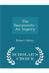 The Sacraments