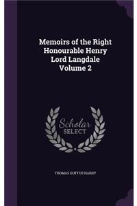 Memoirs of the Right Honourable Henry Lord Langdale Volume 2