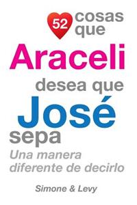 52 Cosas Que Araceli Desea Que José Sepa