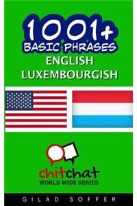 1001+ Basic Phrases English - Luxembourgish