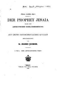 Der Prophet Jesaia nach der aethiopischen Bibeluebersetzung