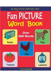 Fun PICTURE Word Book (Full color)