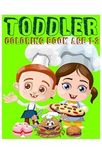 Toddler Coloring Book Age 1-3