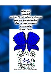 gåva band målarbok använda för att dekorera väggarna gåva som gratulationskort eller en evigt minnessak av konstnären Grace Divine